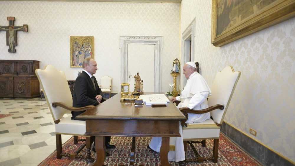 Папа встретился с президентом Российской Федерации 1