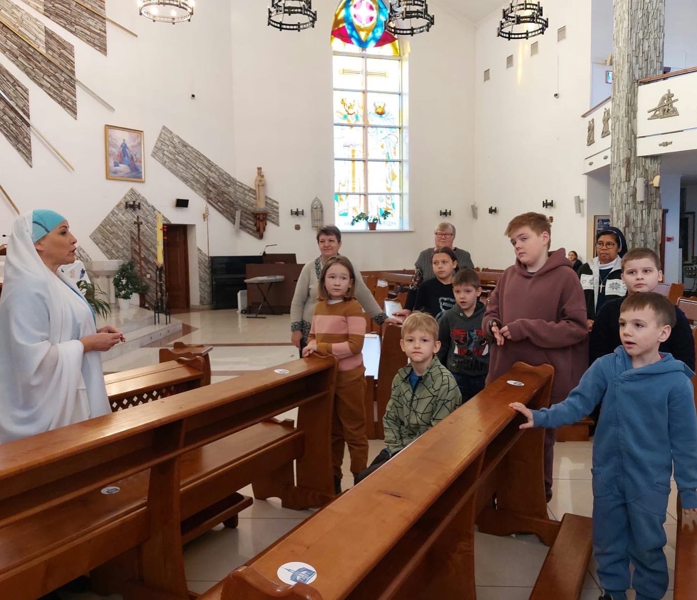 «Каждый может стать святым» встреча детей Воскресной школы 9